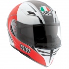 agv skyline block blanc rouge